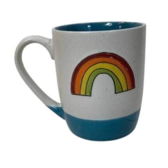 It’s a Good Day For a Good Day Happy Rainbow speckled coffee Mug 16 ounces - Picture 1 of 9